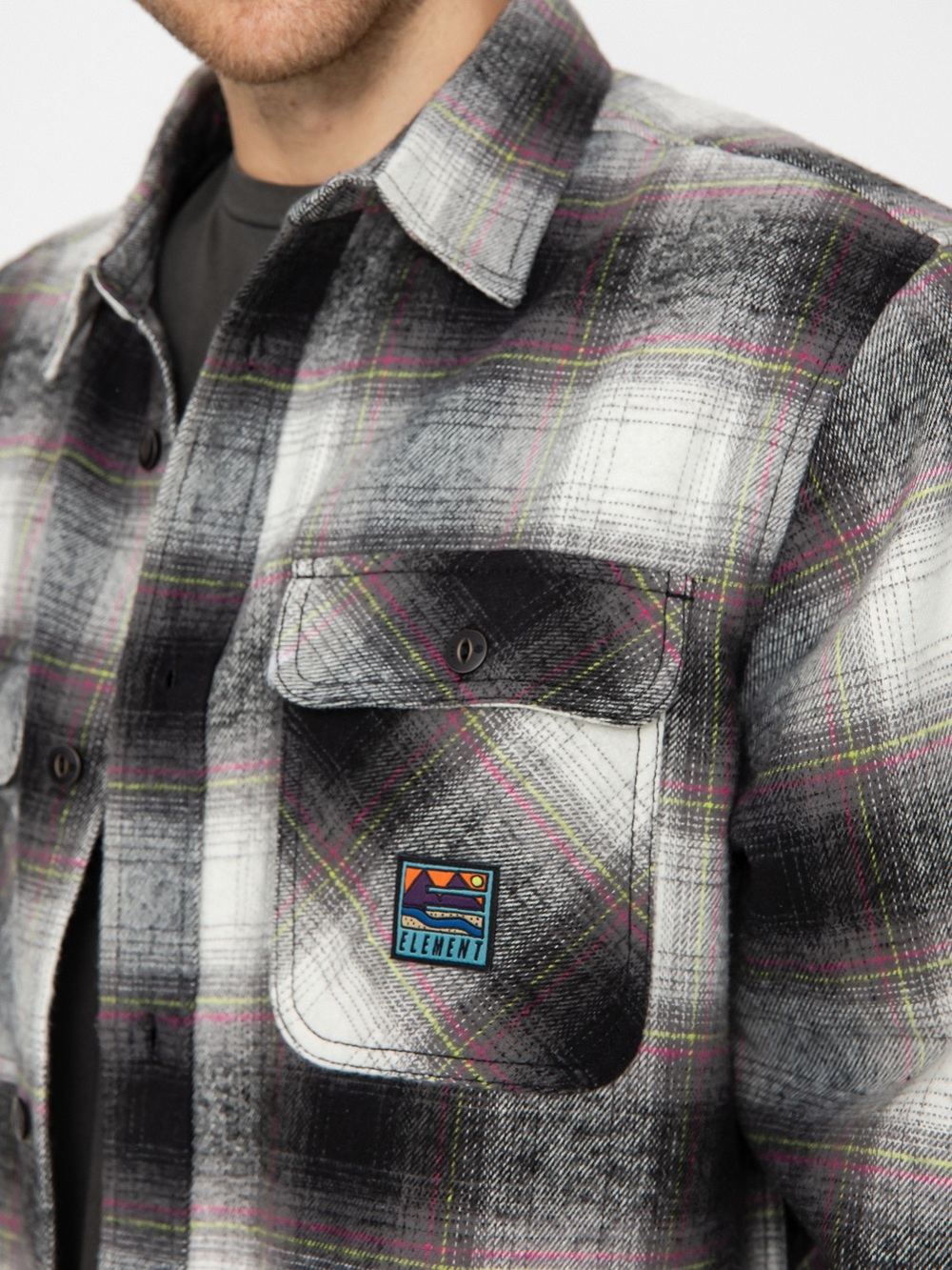 Element Hueco Neon Shirt - Heavyweight Shirt/Jacke - Picture 2 of 7